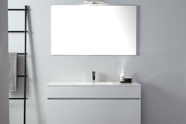 Mueble de lavabo con espejo con led incorporado