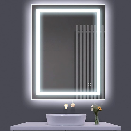 Espejos con luz led para cuarto de baño Turefans
