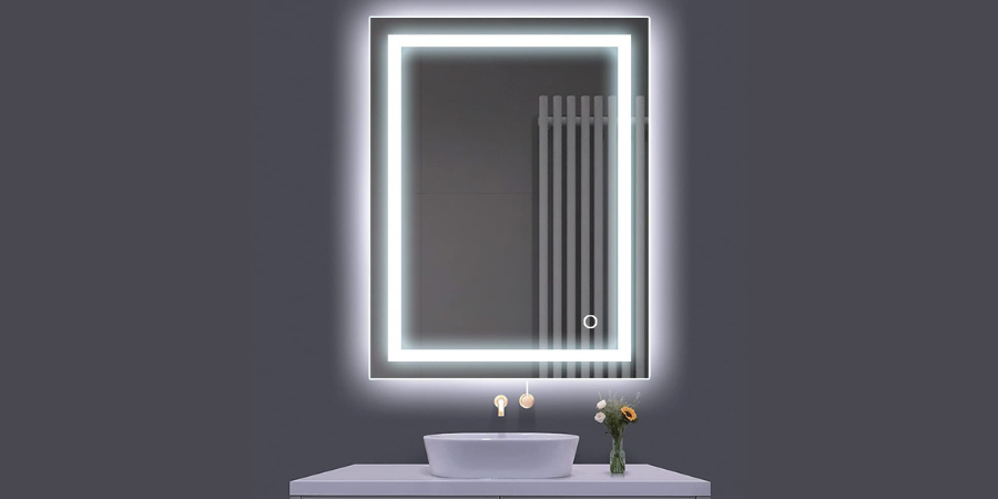 Espejos con luz led para cuarto de baño Turefans