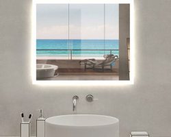 El espejo de baño de 80×90 Manomano en rebajas