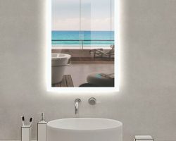 El espejo de baño de 90×70 Manomano en rebajas