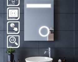 El mejor espejo de baño de 90×60 Manomano