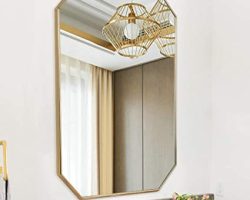 El mejor espejo de baño dorado